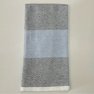 Kate Spade Waffle Knit Two-Tone Kitchen Towel NWOT